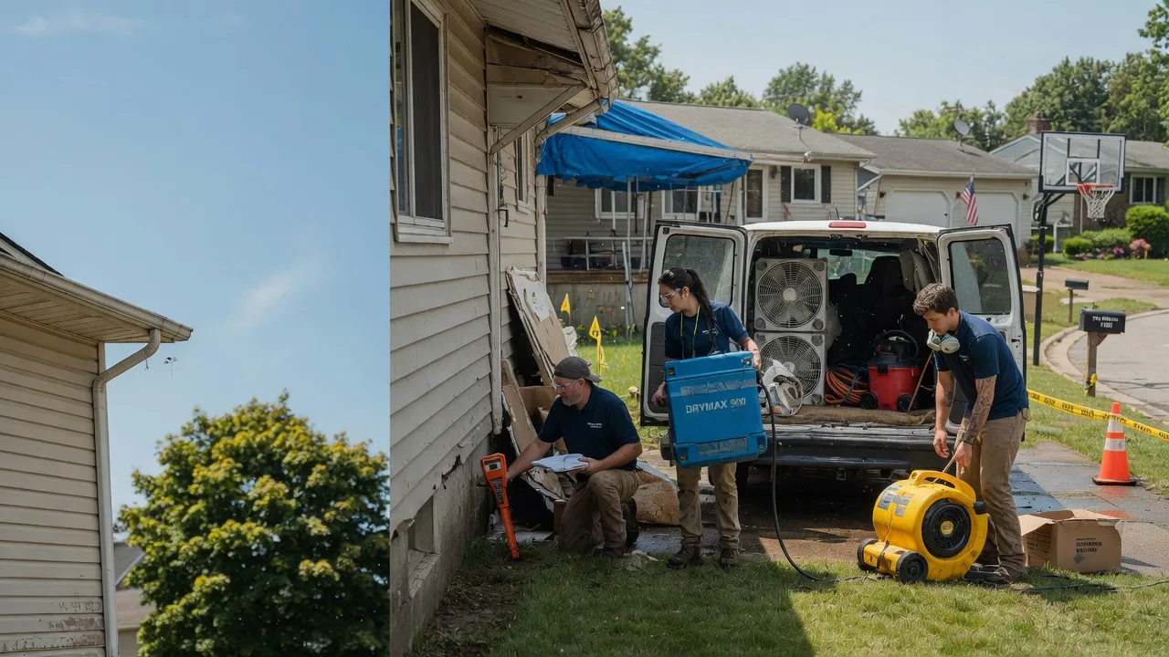 Ceiling Leak Cleanup in Hunt Valley, MD near me